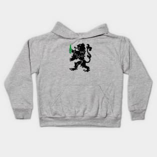 Dutch lion with beer Kingsday - Nederlandse leeuw Koningsdag Kids Hoodie